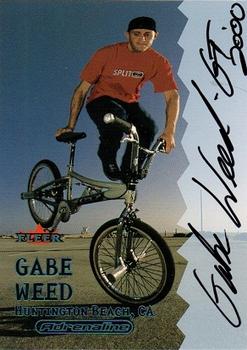 2000 Fleer Adrenaline - Autographs #A Gabe Weed Front